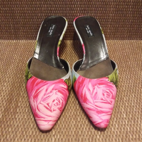 KATE SPADE Shoes - HOST PICK🎉 KATE SPADE FLORAL KITTEN HEEL MULES